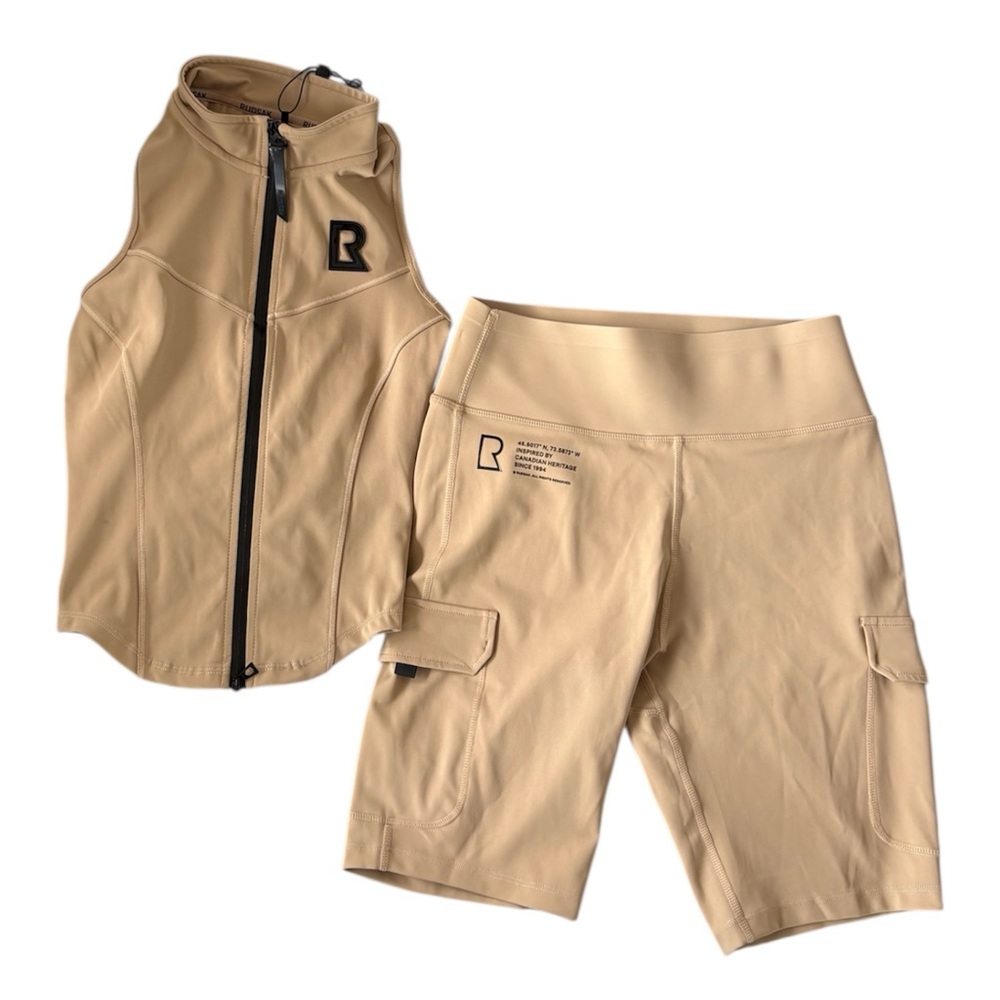 RUDSAK beige 2 piece set, top : XS and bottom : S